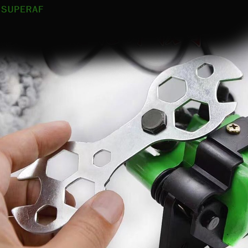 SUPERAF 15 in 1 ประแจขี่จักรยานแบบพกพาเหล็กหกเหลี่ยมซ่อมชุดเครื่องมือ HOT