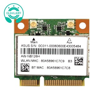 Ssea การ์ดไร้สาย AzureWave AW-NB097H AW-NB100H AW-NB126H AR3012 AR5B225 Half Mini PCI-E Wifi BT4.0 Wlan