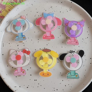 SANRIO Peacellow กิ๊บติดผม รูปการ์ตูนอนิเมะ Hello Kitty My Melody Cinnamoroll หมุนได้ สําหรับนักเรียน