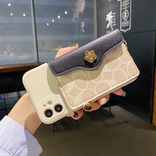 เคสโทรศัพท์มือถือหนัง ซิลิโคนนิ่ม พร้อมช่องใส่บัตร หรูหรา สําหรับ Vivo Y16 Y35 Y76S Y74S Y76 Y77 Y77E Y78 Y51 Y51A V25 V27 S15 S15E S16 S16E S17 S17E X90 Pro Plus