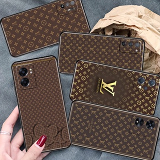 เคสโทรศัพท์ซิลิโคน TPU กันกระแทก ลายโลโก้ LV มีลายด้านข้าง สําหรับ OPPO A93 F17 A94 F19 A94 F11 F9 A7X PRO F19 F19S RENO 3 4 4 LITE 4F 4G 5G