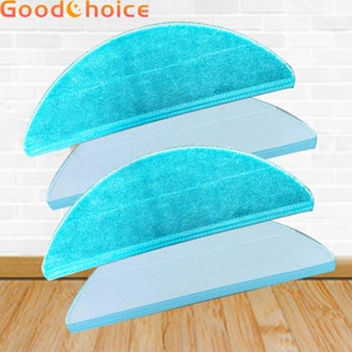 【Good】4 X Washable Mop Cloths Pads For Conga 7490 Eternal Vacuum Cleaner Accessories【Ready Stock】