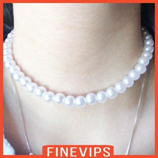 [Finevips] สร้อยคอลูกปัด โชคเกอร์ เครื่องประดับ ของขวัญแต่งงาน สําหรับผู้หญิง