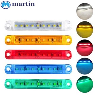 MARTIN ไฟท้ายรถยนต์ LED 9 ดวง 24V หลากสีสัน กันน้ํา อุปกรณ์เสริม สําหรับรถยนต์