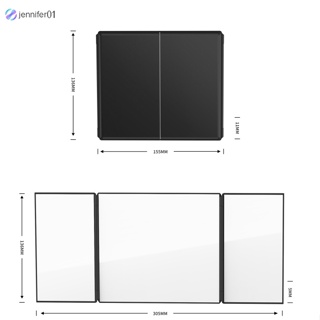 Jen กระจกมองหลัง แบบพับได้ หรี่แสงได้ สําหรับรถยนต์ รถบรรทุก SUV