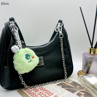 [Dhin] Korea Kawaii Cute Little Monster Plush Keychain Fashion Japan Ladies Backpack Pendant Car Bag Personality Jewelry Accessories COD