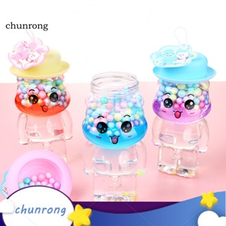 Chunrong โคลนสไลม์ ลายการ์ตูนหมี สุ่มสี ของเล่นสําหรับเด็ก