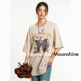 Moon  เสื้อครอป เสื้อแฟชั่นผู้หญิง y2k สีพื้น สําหรับผู้หญิง ใส่ไปคลับ ปาร์ตี้ 2023 NEW 23070626 สไตล์เกาหลี ทันสมัย ทันสมัย Unique A29J1R8 36Z230909