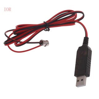 Ior สายชาร์จแบตเตอรี่ลิเธียม USB แบบแม่เหล็ก สําหรับ 3 7V 14500 16340