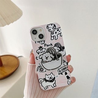 เคสโทรศัพท์มือถือ กันลื่น ลายการ์ตูนสุนัขน่ารัก 301Lets Spotted สําหรับ Apple iPhone 13 12promax XS 13 pro 14promax iPhone 78plus XS xr xsmax 6plus