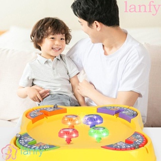 Lanfy ของเล่นไจโรสโคป หมุนได้ ทนทาน สําหรับครอบครัว และลูก