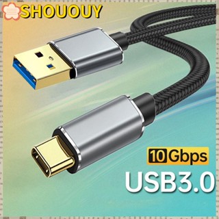 Shououy สายชาร์จ Type-C USB C 3A PD 60W QC 3.0 ชาร์จเร็ว สําหรับแล็ปท็อป