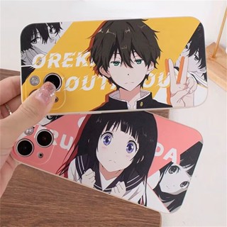 เคสโทรศัพท์มือถือ กันกระแทก ลายการ์ตูนอนิเมะญี่ปุ่น Hyouka Oreki Houtarou Chitanda Eru สําหรับ Redmi 9C 9T 10 4G Note 7 8 9 9S 10 10S 11 11S Pro Max 5G K20 40 Pro