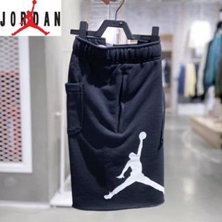 Jordan ของแท้ 100% รูปภาพซีรีส์กายภาพ! กางเกงขาสั้นลําลอง ผ้าถัก พิมพ์ลาย Jumpman สวมใส่สบาย สําหรับผู้ชาย Capris DV5028