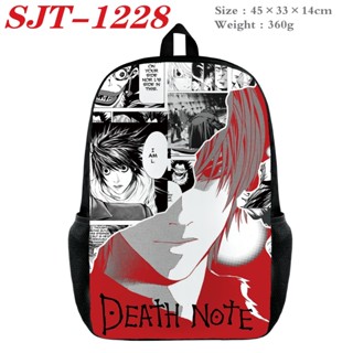 กระเป๋าเป้สะพายหลัง ผ้าแคนวาส ลายการ์ตูน Death Note 3D น่ารัก กันการสึกหรอ ของขวัญ สําหรับเด็กอนุบาล