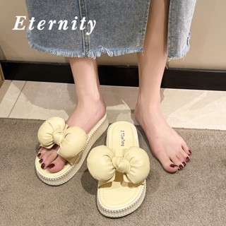 Eternity  รองเท้าแตะผู้หญิง รองเท้าแตะ พื้นนุ่ม กันลื่น นุ่ม ใส่สบาย สไตล์เกาหลี 31Z071705 ins สไตล์เกาหลี คุณภาพสูง สบาย B90H0Y5 36Z230909