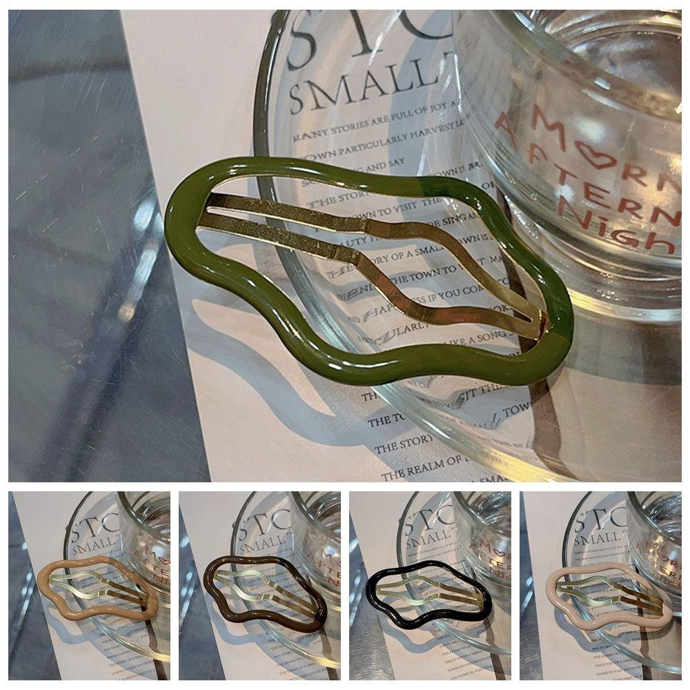 Somedayzl กิ๊บเมฆ Bb เรขาคณิต กลวง โลหะน่ารัก สไตล์เกาหลี สําหรับเด็ก ปาร์ตี้ - รูปที่ 2