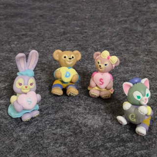 Hobby ฟิกเกอร์ Disney Duffy StellaLou ShellieMay Gelatoni ของเล่น ของขวัญวันเกิด สําหรับเด็ก 4 ชิ้น