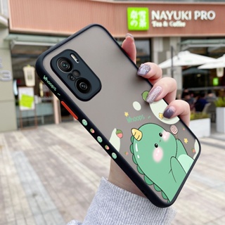 เคสซิลิโคนนิ่ม ลายการ์ตูนไดโนเสาร์น่ารัก กันกระแทก สําหรับ Xiaomi MI POCO F3 Redmi K40 K40 Pro