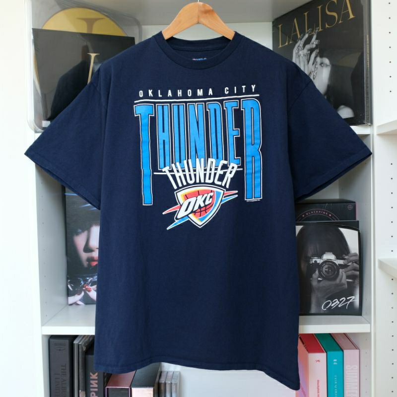 เสื้อยืด NBA, OKC Thunder มือสองของแท้S-5XL