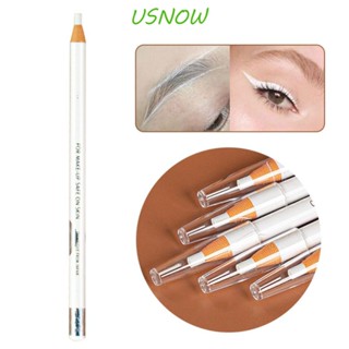 Usnow ดินสอเขียนคิ้ว แบบลอกออกได้ เครื่องสําอางแต่งหน้า สีขาว