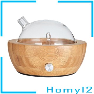 [HOMYL2] เครื่องกระจายน้ํามันหอมระเหย ไร้น้ํา ขนาด 150 มล. มีไฟ LED สีบีช สําหรับบ้าน สํานักงาน โยคะ ของขวัญ