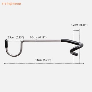 [risingmeup] อุปกรณ์ตะขออะลูมิเนียมอัลลอย แบบพกพา สําหรับแขวนโคมไฟ เสาเต็นท์