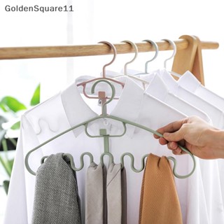 Goldensquare ไม้แขวนเสื้อพลาสติก หลายพอร์ต สําหรับตากผ้า