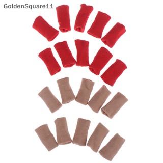 Goldensquare ปลอกสวมนิ้ว ป้องกันข้ออักเสบ สําหรับเล่นกีฬา 10 ชิ้น