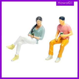 [Hawal] ฟิกเกอร์เรซิ่น Diorama 1/64 ขนาดเล็ก สําหรับตกแต่งฉาก