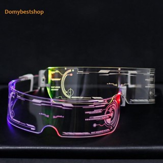 [Domybestshop.th] แว่นตานีออนเรืองแสง LED หลากสีสัน สําหรับปาร์ตี้