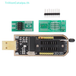 Trillioncatalpa โมดูลโปรแกรมเมอร์ USB CH341A 24 25 Series EEPROM Flash BIOS พร้อมคลิปทดสอบ SOIC8
   Th