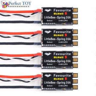 Ps Favourite FVT Littlebee 30A-S Esc BLHeli_S OPTO 2-6S รองรับ Mulitshot Oneshot42 Oneshot125 4 ชิ้น