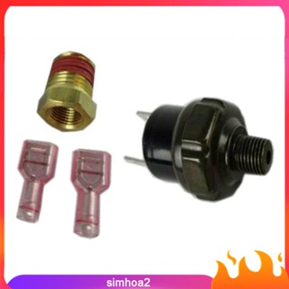 [Simhoa2] สวิตช์ควบคุมความดันคอมเพรสเซอร์แอร์ 12V สําหรับ Npt 110-140psi