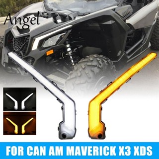 ไฟเลี้ยวสีเหลืองอําพัน สําหรับ Can-Am Maverick X3 XDS XRS 2017 2018 710004994 &amp; 710004995