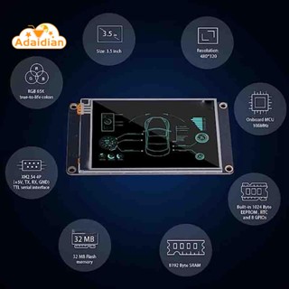 Nextion HMI โมดูลหน้าจอสัมผัส LCD NX4832K035 3.5 นิ้ว UASRT TFT LCD