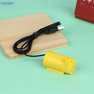 Utzn&gt; เครื่องปั๊มน้ํา USB 5V แรงดันต่ํา ขนาดเล็ก เสียงเงียบพิเศษ 1 ชิ้น