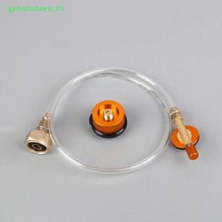 Greatshore อะแดปเตอร์หัวเตาแก๊สโพรเพน สําหรับตั้งแคมป์กลางแจ้ง 1 ชุด