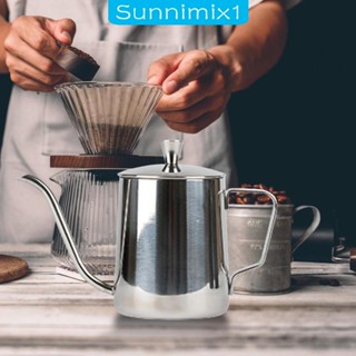 [Sunnimix1] กาต้มน้ําดริปกาแฟ สเตนเลส คอห่าน ขนาด 350 มล. สําหรับปิกนิก สํานักงาน ตั้งแคมป์