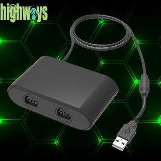 N64 อะแดปเตอร์แปลง USB 2 พอร์ต สําหรับ Switch OLED Model PC Windows [highways.th]