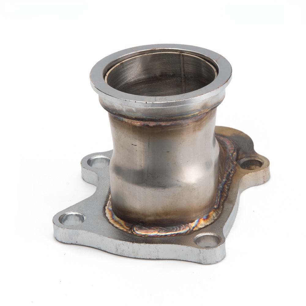TD04 5 Bolts หน้าแปลนท่อลงกังหันถึง 2.5 "อะแดปเตอร์แปลง V-band สําหรับ Subaru