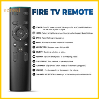 Ez รีโมตคอนโทรล ไม่พูด สําหรับ Fire TVStick Stick Lite Fire TVCube ระยะ 15 เมตร