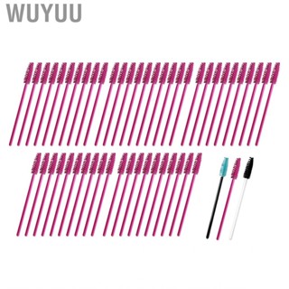 Wuyuu Eyebrow Brushes  Lightweight Single Use No Irritation 50PCS Grafting Eyelash Brush for Applying Eye Mascaras