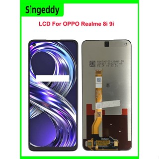 อะไหล่หน้าจอสัมผัสดิจิทัล LCD แบบเปลี่ยน สําหรับ OPPO Realme 8i 9i