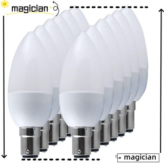 Mag หลอดไฟ LED 6500k ประหยัดพลังงาน 3W 5W E14 E27 สีขาว สําหรับตกแต่งบ้าน