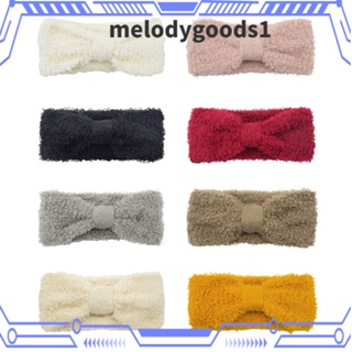 MELODYGOODS1 ที่คาดศีรษะ ผ้าถัก แฟชั่นฤดูใบไม้ร่วง และฤดูหนาว ให้ความอบอุ่น