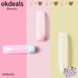 Okdeals ขวดบีบครีม เครื่องสําอาง แบบรีฟิล ขนาด 30 50 มล.