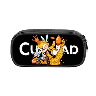 กระเป๋าเครื่องเขียน กระเป๋าดินสอ ปากกา สองชั้น ลายการ์ตูนเกม Cuphead สําหรับนักเรียน