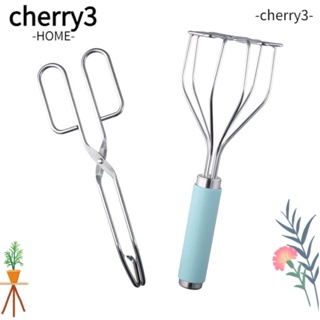 CHERRY3 ชุดกรรไกรตัดมันฝรั่ง ผัก ถั่ว อะโวคาโด แบบมืออาชีพ สําหรับห้องครัว