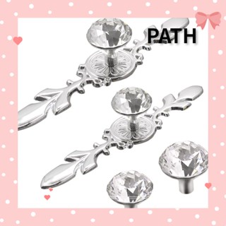 PATH ลูกบิดลิ้นชัก ตู้ เฟอร์นิเจอร์ ด้ามจับคริสตัล 2 ชิ้น